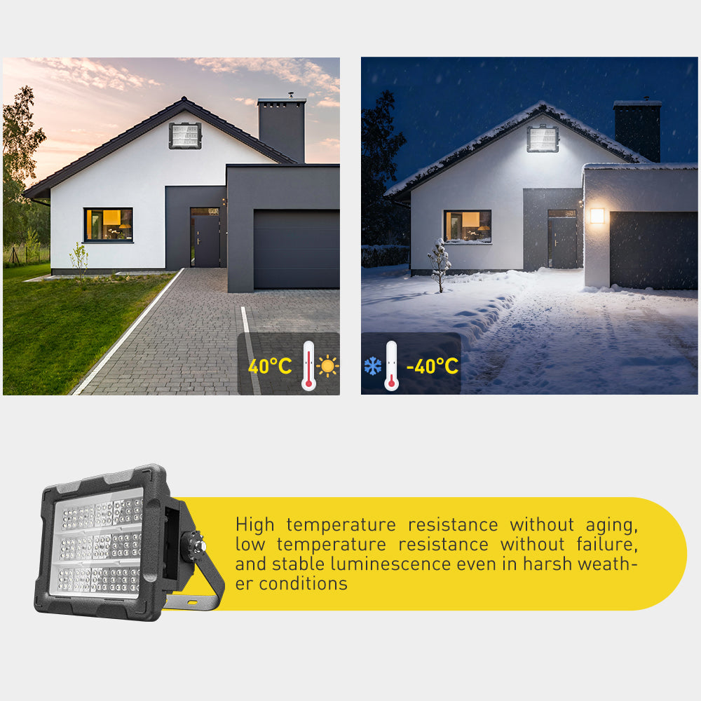 Corrosion-Resistant Waterproof IP66 Outdoor LED Flood Light, 200W