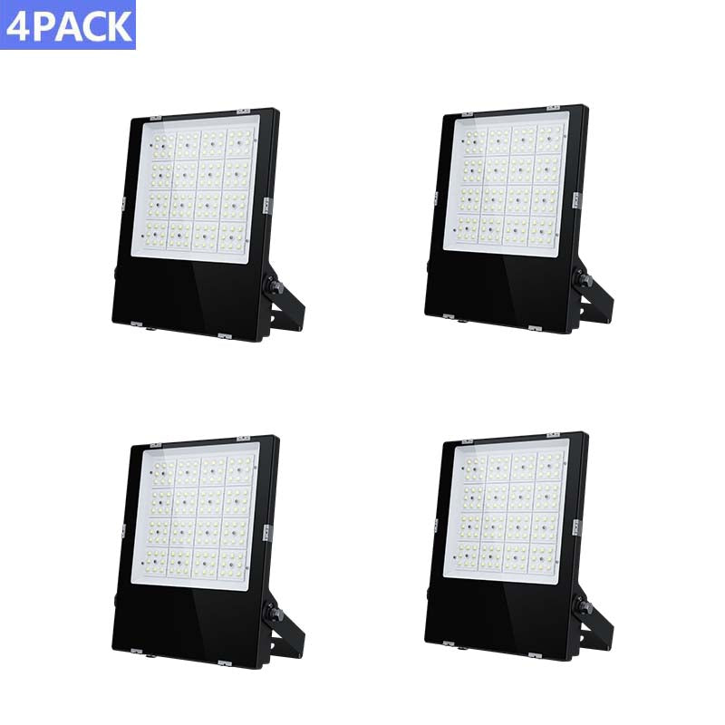 Lumtrix LED Flood Light,4pack,200W,34000lm,Sosen Driver, AC120V, Adjustable Bracket