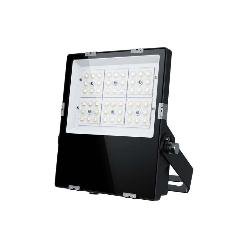 Slim G3 100W 16000LM LED Flood Light, Sosen Driver, Outdoor Industrial Lighting, 4000K, Adjustable Bracket