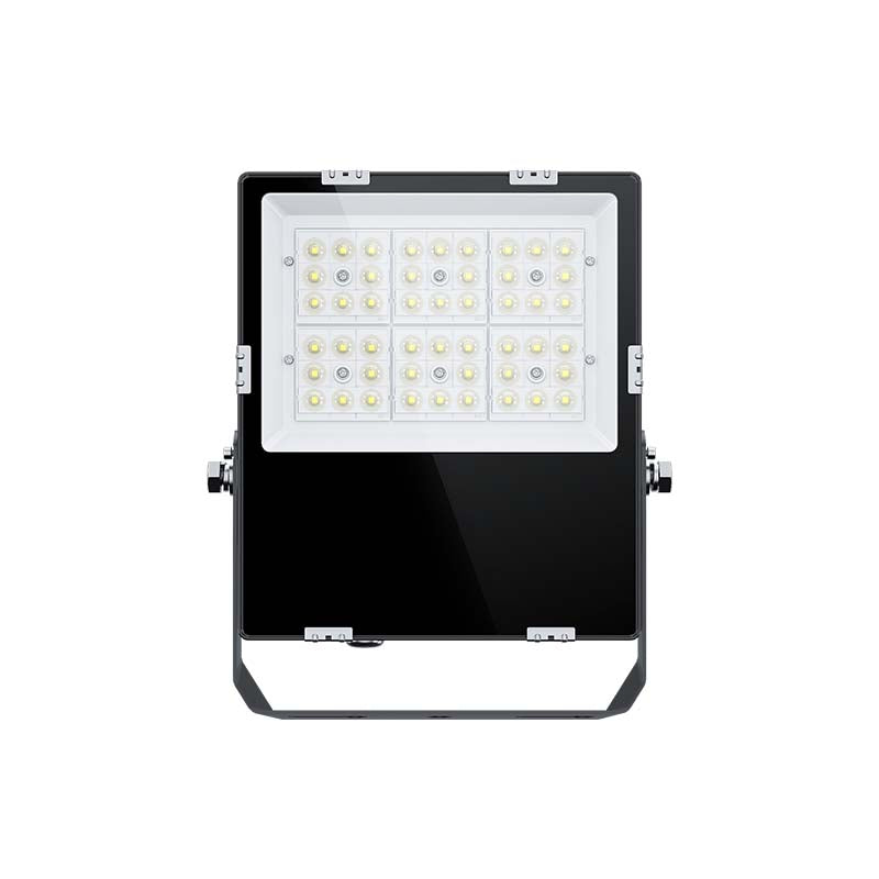 Slim G3 100W 16000LM LED Flood Light, Sosen Driver, Outdoor Industrial Lighting, 4000K, Adjustable Bracket