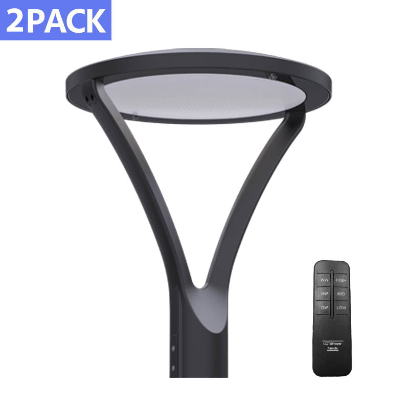 Garden lights outdoor，60 / 40 / 30Watt Adjustable LED Post Top Lights